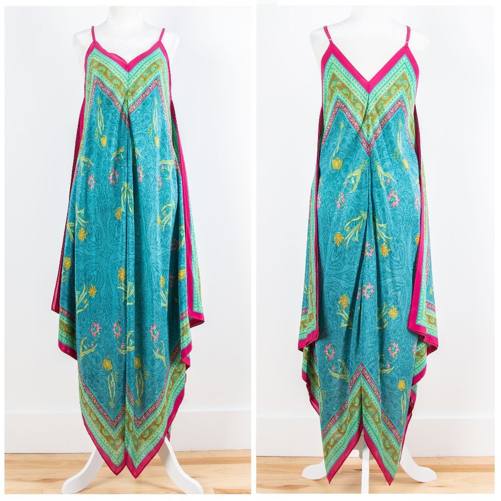Anthropologie Holding Horses Silk Scarf Dress - Picture 2 of 5